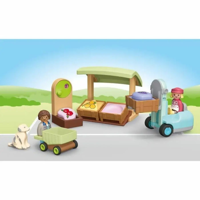 Playset Playmobil Junior 71691 - Organic fruit and