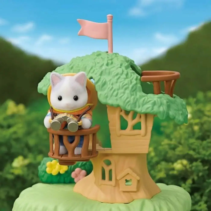 Playset Sylvanian Families Son and Baby Cat Latte - Secret