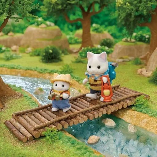 Playset Sylvanian Families Son and Baby Cat Latte - Secret