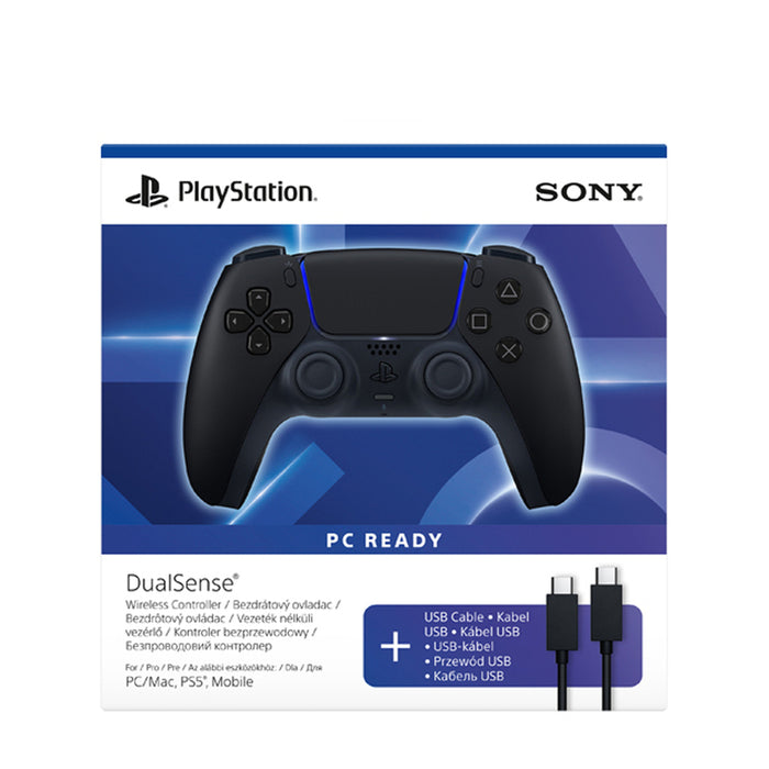 БЕЗЖИЧЕН КОНТРОЛЕР PLAYSTATION 5 DUALSENSE BLACK USB TYPE-C