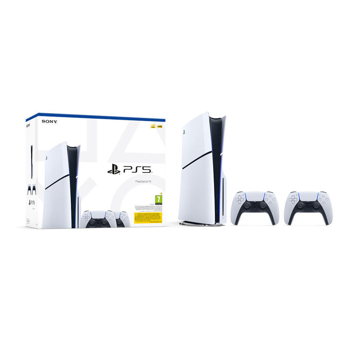 Конзола PLAYSTATION 5 (SLIM) С ВТОРИ КОНТРОЛЕР PS5
