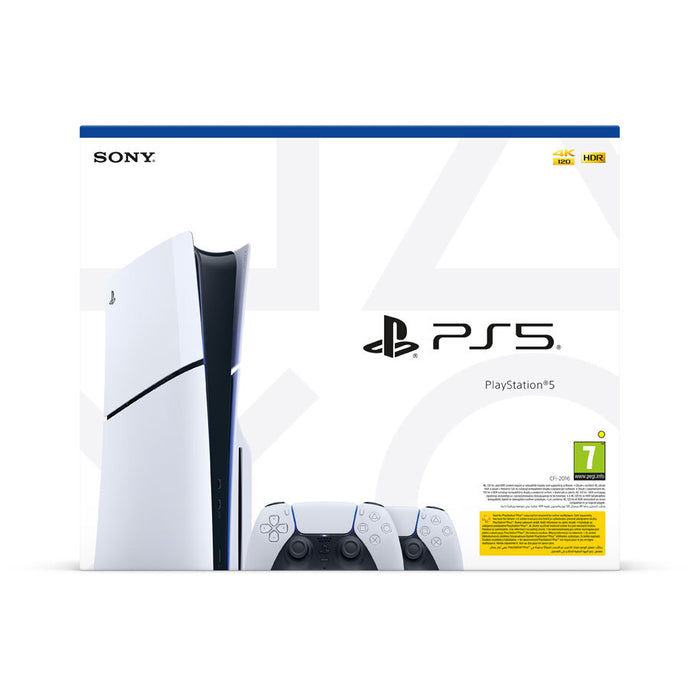 Конзола PLAYSTATION 5 (SLIM) С ВТОРИ КОНТРОЛЕР PS5