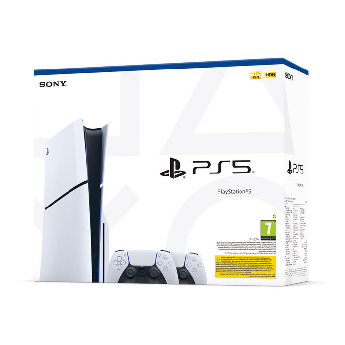 Конзола PLAYSTATION 5 (SLIM) С ВТОРИ КОНТРОЛЕР PS5