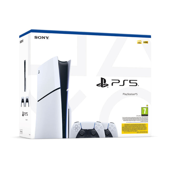 Конзола PLAYSTATION 5 (SLIM) С ВТОРИ КОНТРОЛЕР PS5