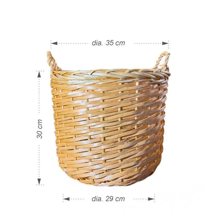 ПЛЕТЕНА КОШНИЦА M 30X35CM GARDEN STAR HD-10874-M