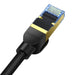 Плетен мрежов кабел Baseus cat.7 Ethernet RJ45 10Gbps 1.5m