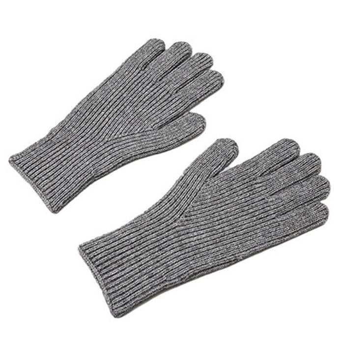 Плетени ръкавици за телефон с отвор за пръстите HQWear сиви