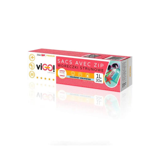 ПЛИК ЗА ХРАНА С ЦИП 1Л 30 БР. PREMIUM VIGO