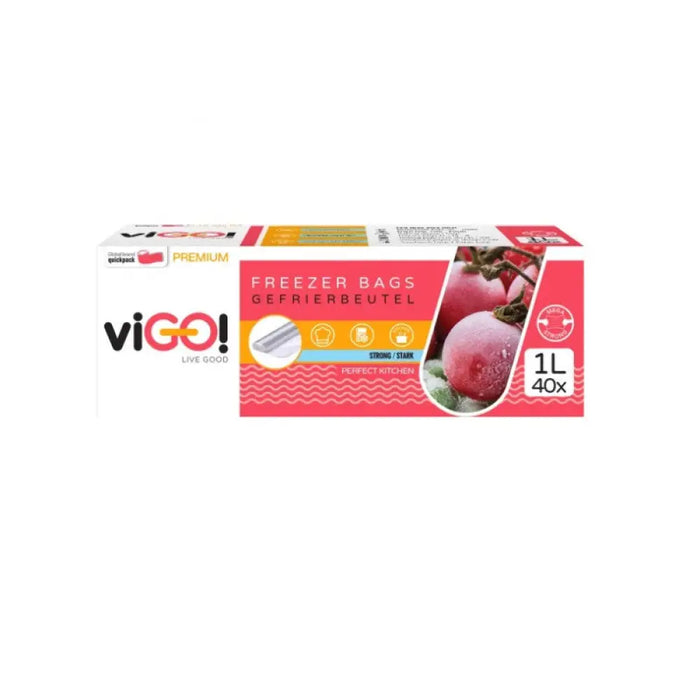 ПЛИКОВЕ ЗА ФРИЗЕР 1 L 40 БР. PREMIUM VIGO