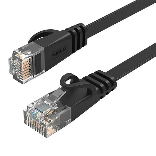 Плосък мрежови кабел Orico RJ45 Cat.6 10m черен