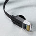Плосък мрежов кабел Baseus Cat 6 UTP Ethernet RJ45 1m черен