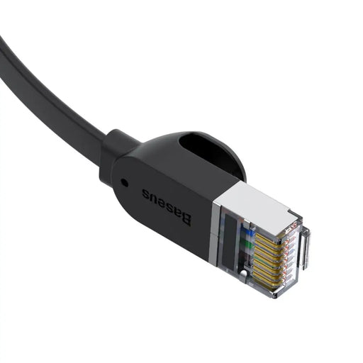 Плосък мрежов кабел Baseus Cat 6 UTP Ethernet RJ45 3m черен