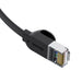 Плосък мрежов кабел Baseus Cat 6 UTP Ethernet RJ45 5m черен