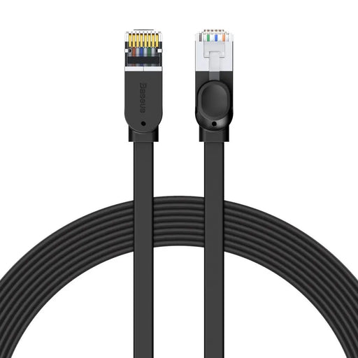 Плосък мрежов кабел Baseus Cat 6 UTP Ethernet RJ45 8m черен
