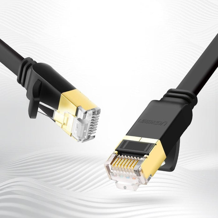 Плосък мрежов кабел Ugreen Ethernet RJ45 Cat 7 STP LAN