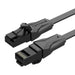 Плосък UTP мрежов кабел Vention IBABH 2m Cat.6 черен