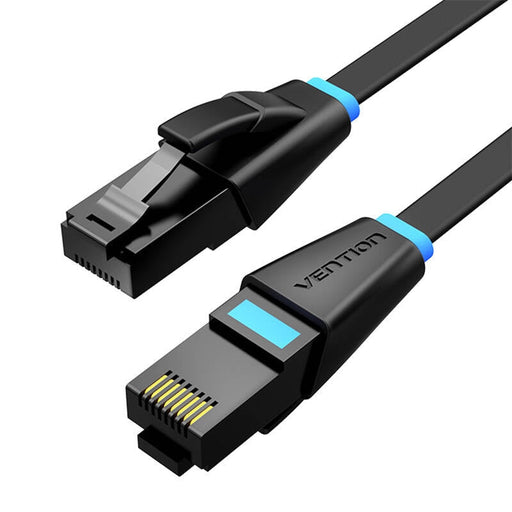 Плосък UTP мрежов кабел Vention IBJBD 0.5m Cat. 6 черен