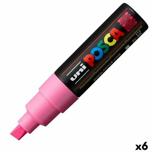 Плумастер POSCA PC-8K Розов 6 броя