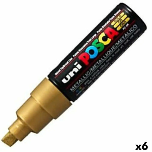 Плумастер POSCA PC-8K Златен 6 броя