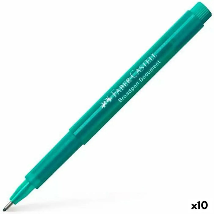 Плумастер Faber-Castell Broadpen Document цвят тюркоаз (10