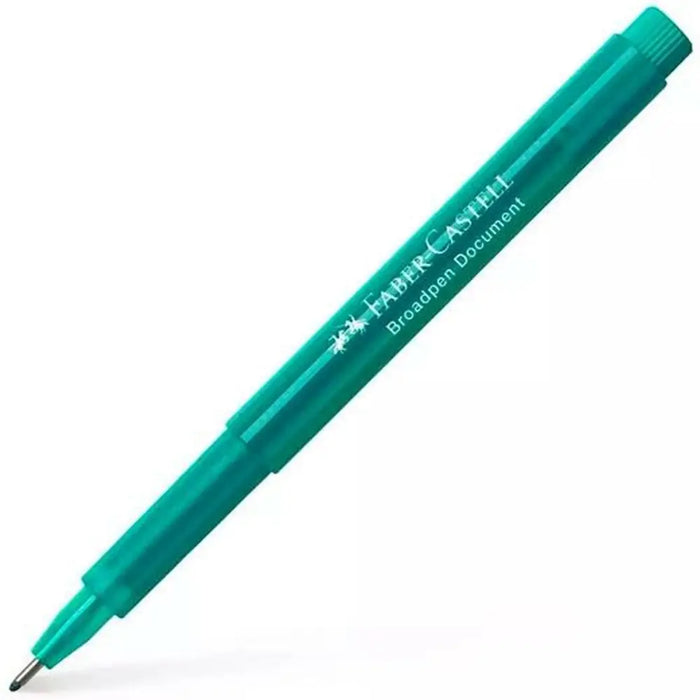 Плумастер Faber-Castell Broadpen Document цвят тюркоаз (10