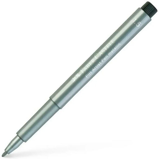 Плумастер Faber-Castell Pitt Artist Металик Сребрист (10