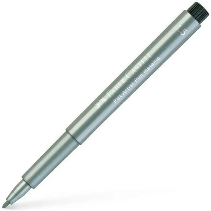 Плумастер Faber-Castell Pitt Artist Металик Сребрист (10