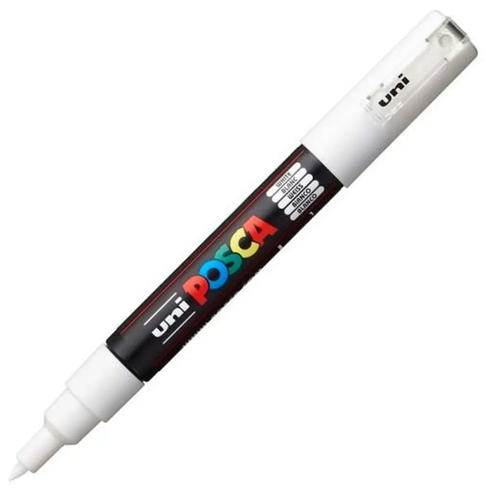 Плумастер POSCA PC-1M Бял Черен (6 броя)
