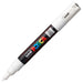 Плумастер POSCA PC-1M Бял Черен (6 броя)