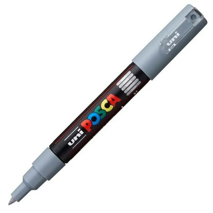 Плумастер POSCA PC-1M Сив (6 броя)