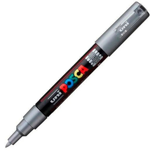 Плумастер POSCA PC-1M Сребрист (6 броя)