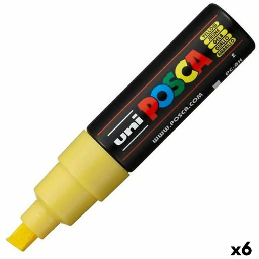 Плумастер POSCA PC-8K Жълт (6 броя)
