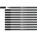 Плумастер Stabilo Pen 68 Черен (10 Части)