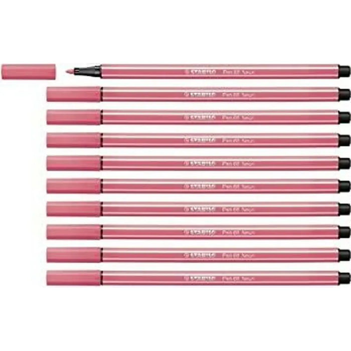 Плумастер Stabilo Pen 68 Fluor Флуоресцентен Червен (10