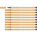 Плумастер Stabilo Pen 68 Флуоресцентен Оранжев (10 Части)
