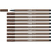 Плумастер Stabilo Pen 68 Кафяв (10 Части)