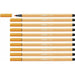 Плумастер Stabilo Pen 68 Оранжев (10 Части)