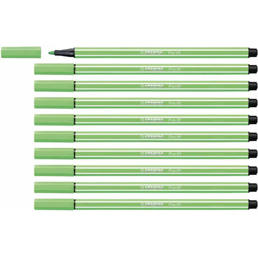 Плумастер Stabilo Pen 68 Смарагдово Зелено (10 Части)