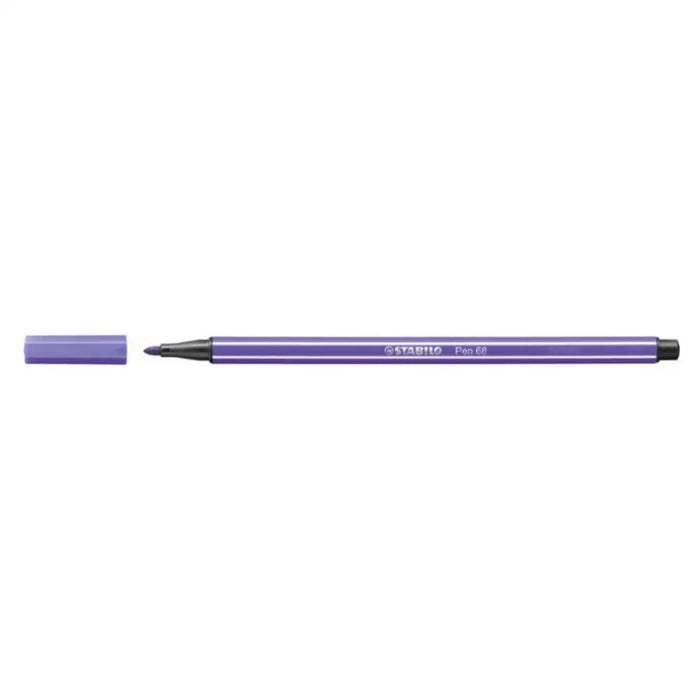 Плумастер Stabilo Pen 68 Виолетов (10 Части)