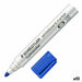 Плумастер Staedtler Бяла дъска Син Бял (10 броя) (1 броя)