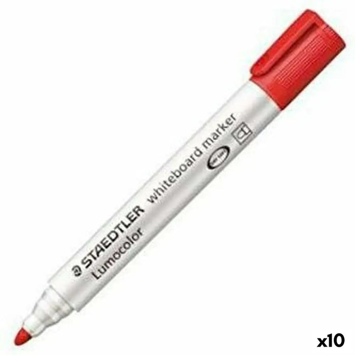 Плумастер Staedtler Lumocolor 351-2 Бяла дъска Бял Червен