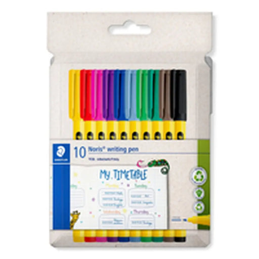 Плумастер Staedtler Жълт Многоцветен (10 броя)
