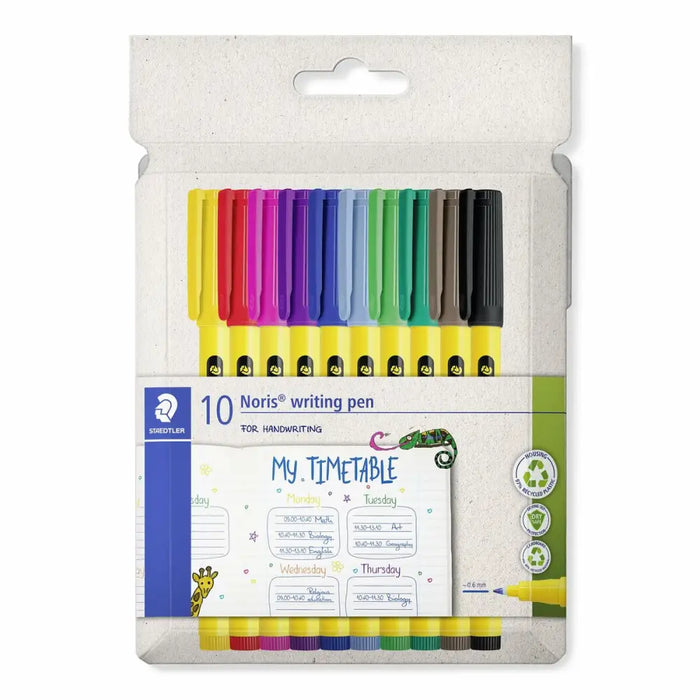 Плумастер Staedtler Жълт Многоцветен (10 броя)