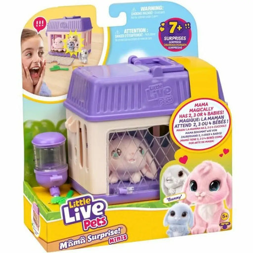 Плюш Little Live Pets Mama Surprise Rabbits Розов Rose Плюш