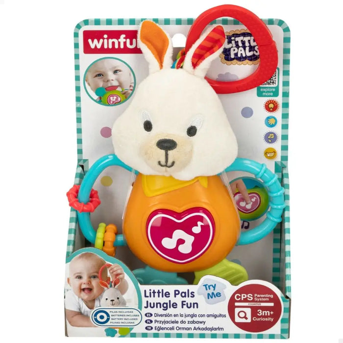 Плюшена Дрънкалка Winfun 14 x 19 x 6,5 cm (6 броя)