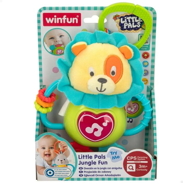 Плюшена Дрънкалка Winfun 14 x 19 x 6,5 cm (6 броя)