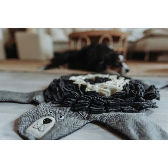 Плюшени Животни за кучета Hunter Сив 100 % Рециклиран