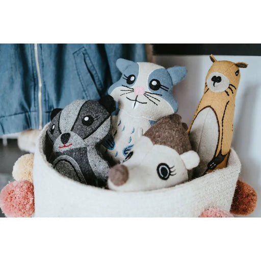 Плюшени Животни за кучета Hunter Кафяв 100 % Рециклиран