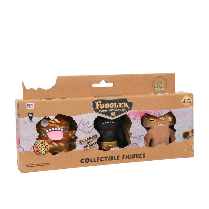 ФИГУРКИ FUGGLER S3 ЗЛАТНО ИЗДАНИЕ - ПАКЕТ ОТ 3 (АСОРТИМЕНТ)
