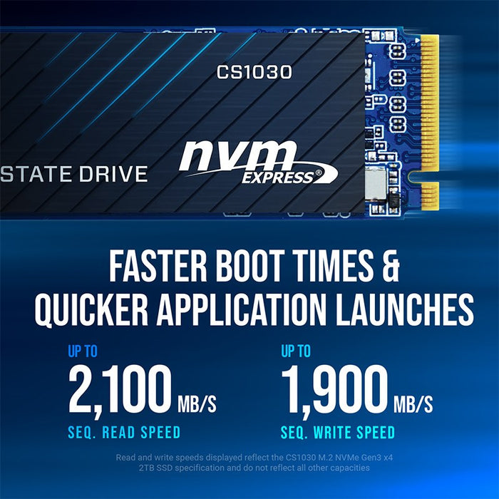 Dysk SSD PNY CS1030 2TB M.2 2280 PCI-E x4 Gen3 NVMe